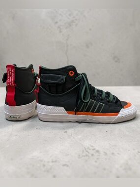 NWT Adidas Nizza HI Black High-Top Sneakers | Men’s | Canvas Lace-Up | Classic